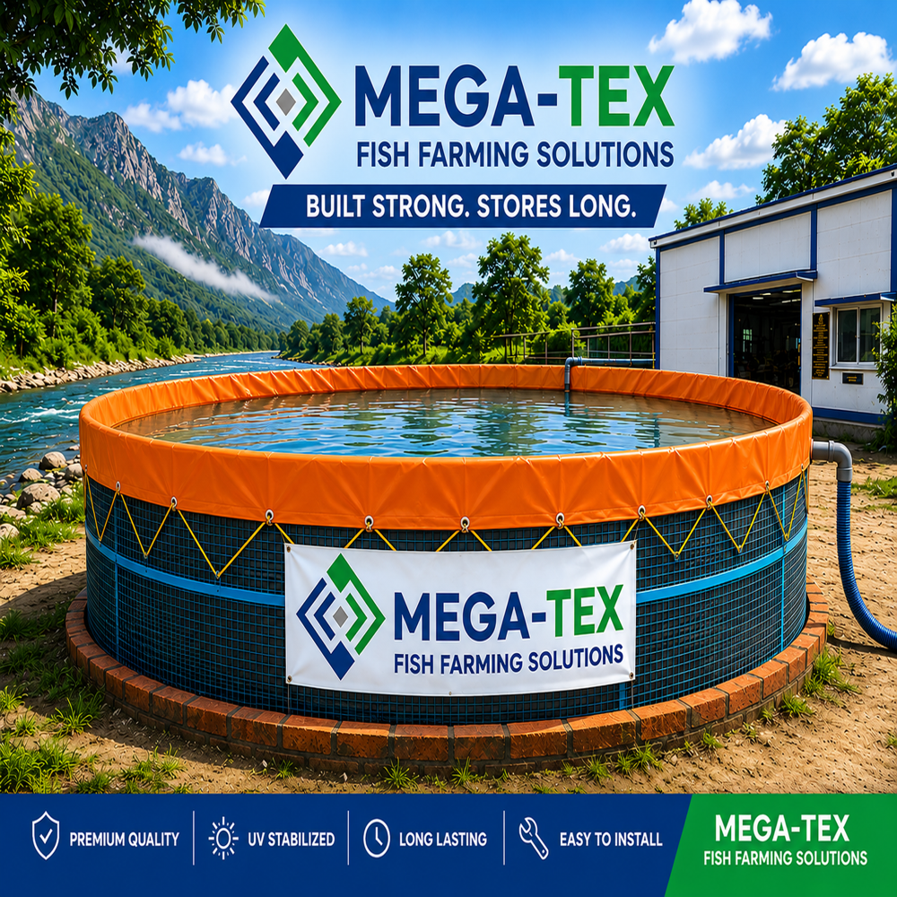 PVC 750 GSM BIOFLOC FARMING TANK