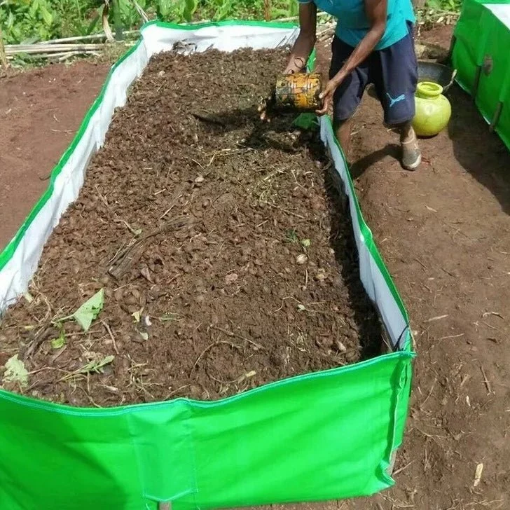 HDPE 250 GSM VERMI COMPOST MAKER BED 12X04X02 ft