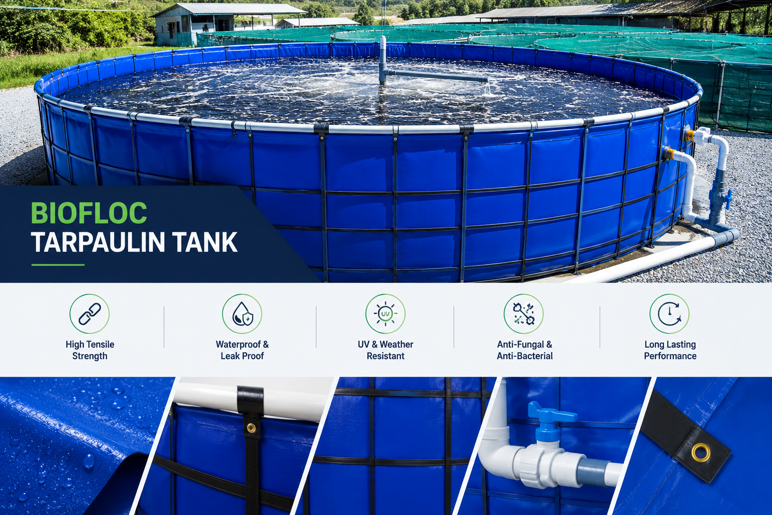 PVC Biofloc Fish Farming Tanks โ Smart Solution for Profitable Aquaculture