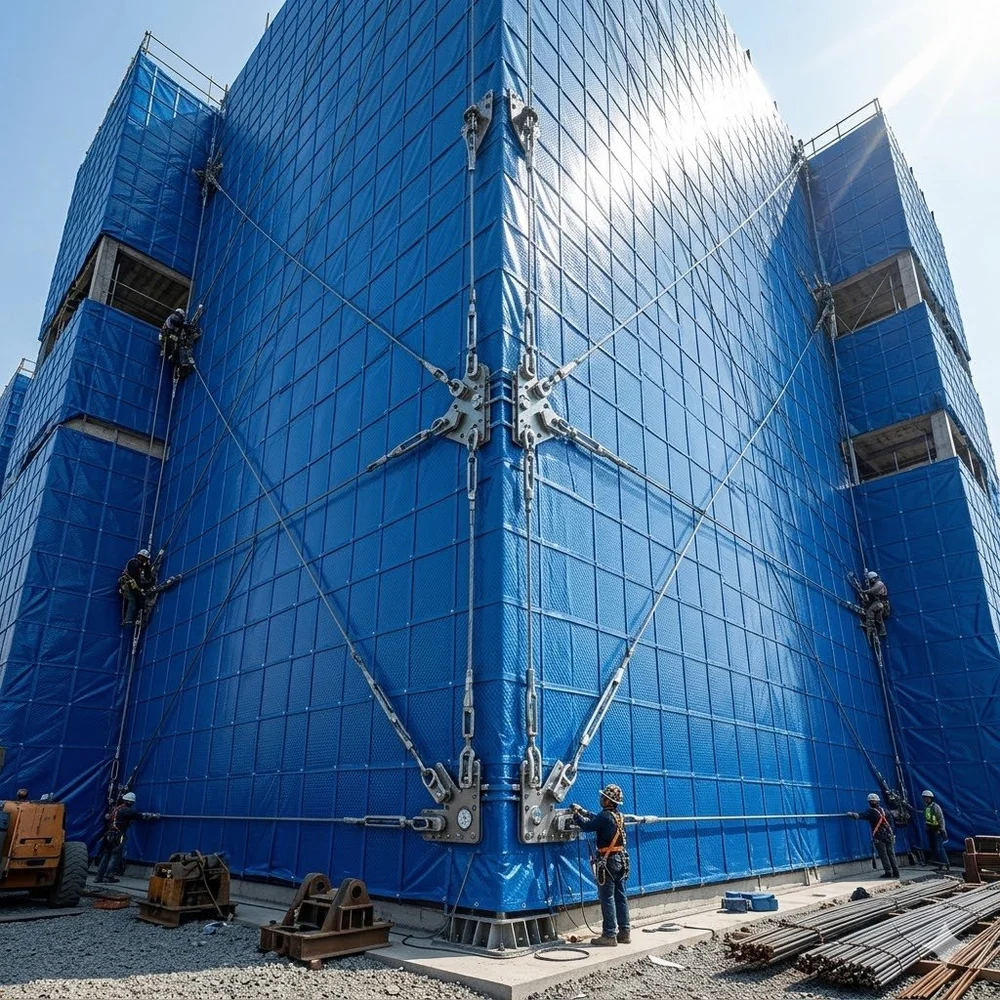 HDPE 160 GSM Contruction Tarpaulin