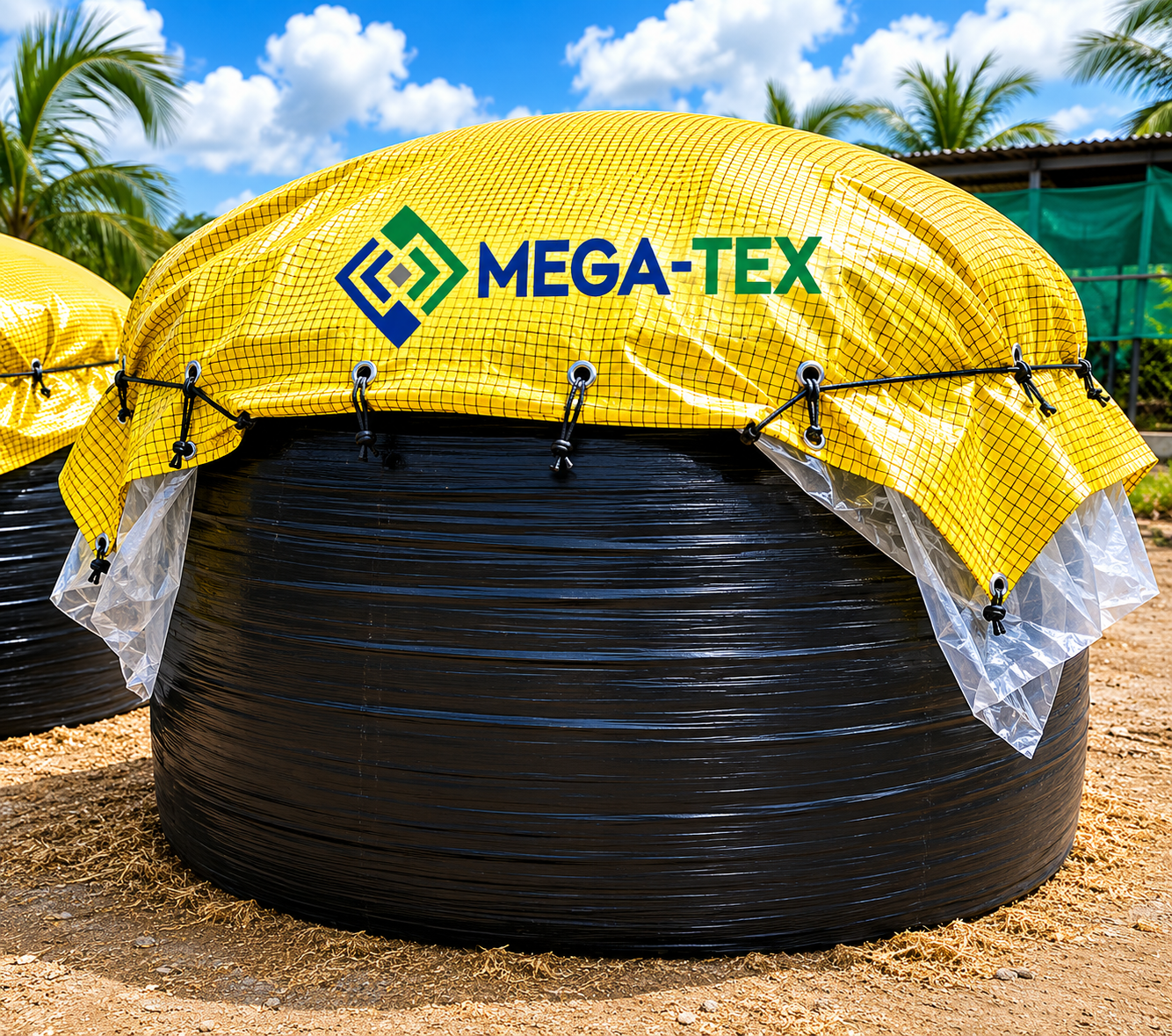 HDPE 420 GSM 500 microns Silage Bag 4 ft x 6 ft 2000 kg