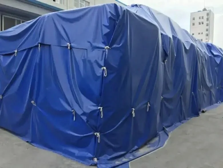 PVC 550 GSM Industrial Tarpaulin