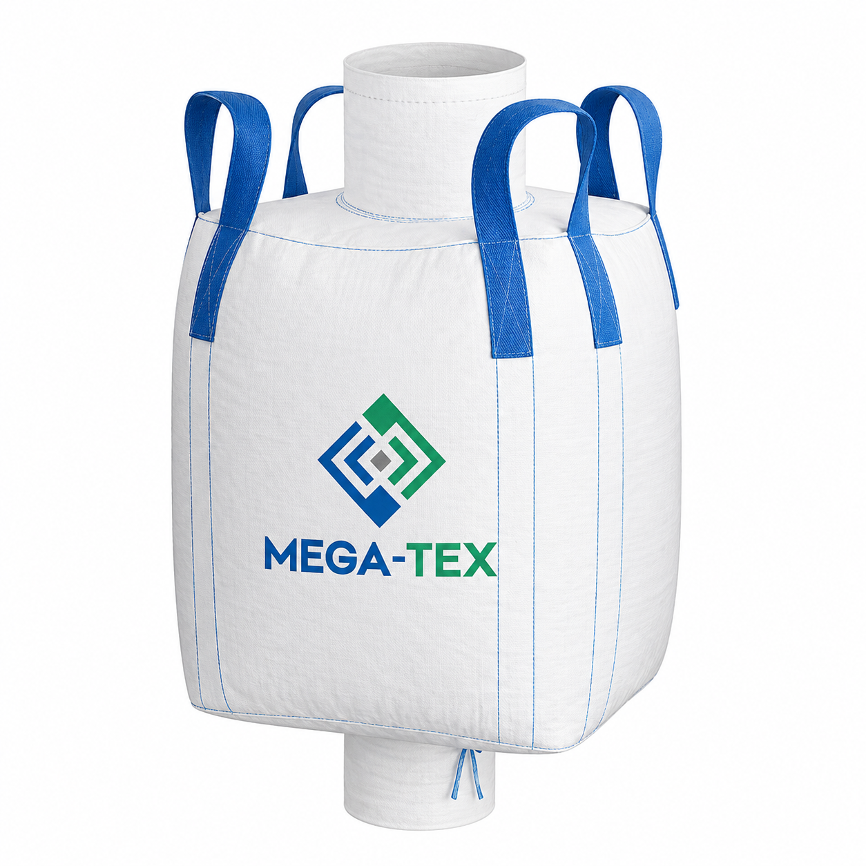 Top and bottom spout FIBC bag 1